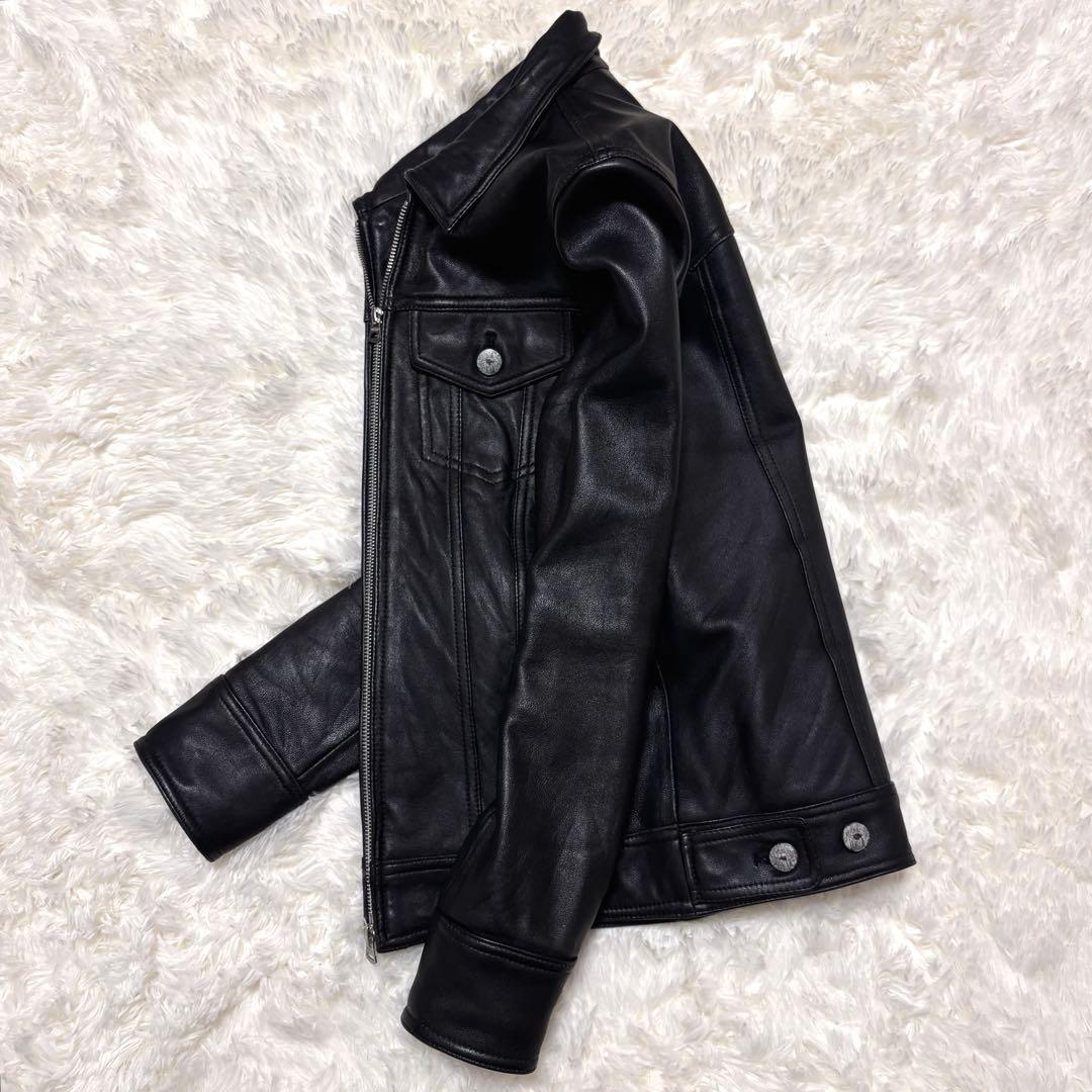 ✨良品✨JACKROSE　シープスキン　 トラッカー ジャケット　シングル