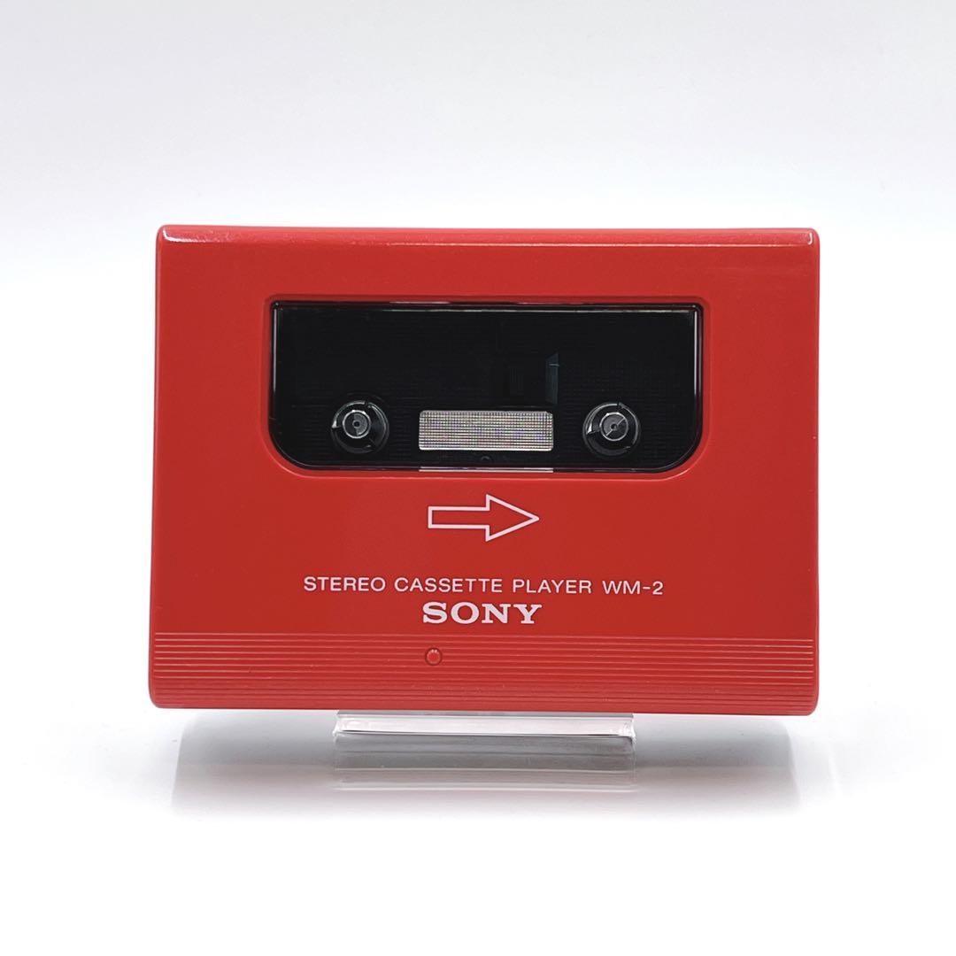 【超美品】 SONY WALKMAN II WM-2 ウォークマン 赤