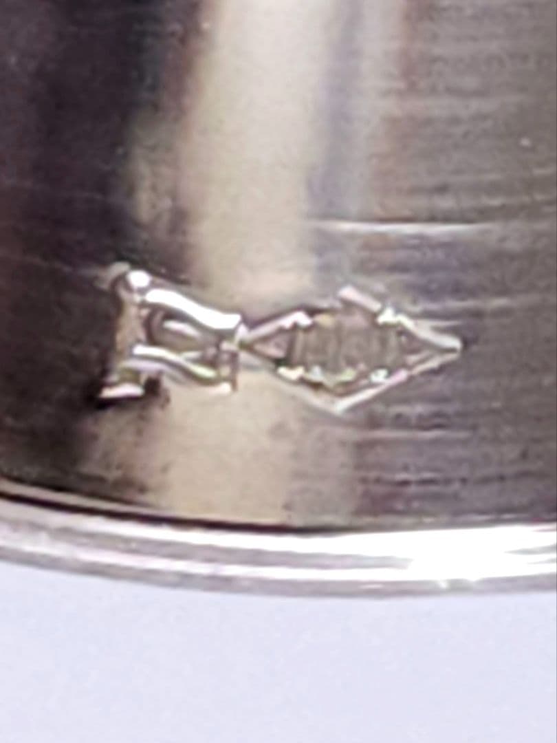 純銀 杯 造幣局製 大蔵大臣 勤続賞 46g ホールマーク シルバー1000