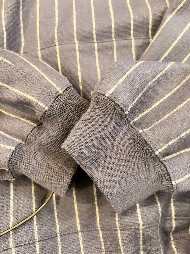 ジュンヤワタナベマン ウール天竺ストライプ セットアップ サイズM