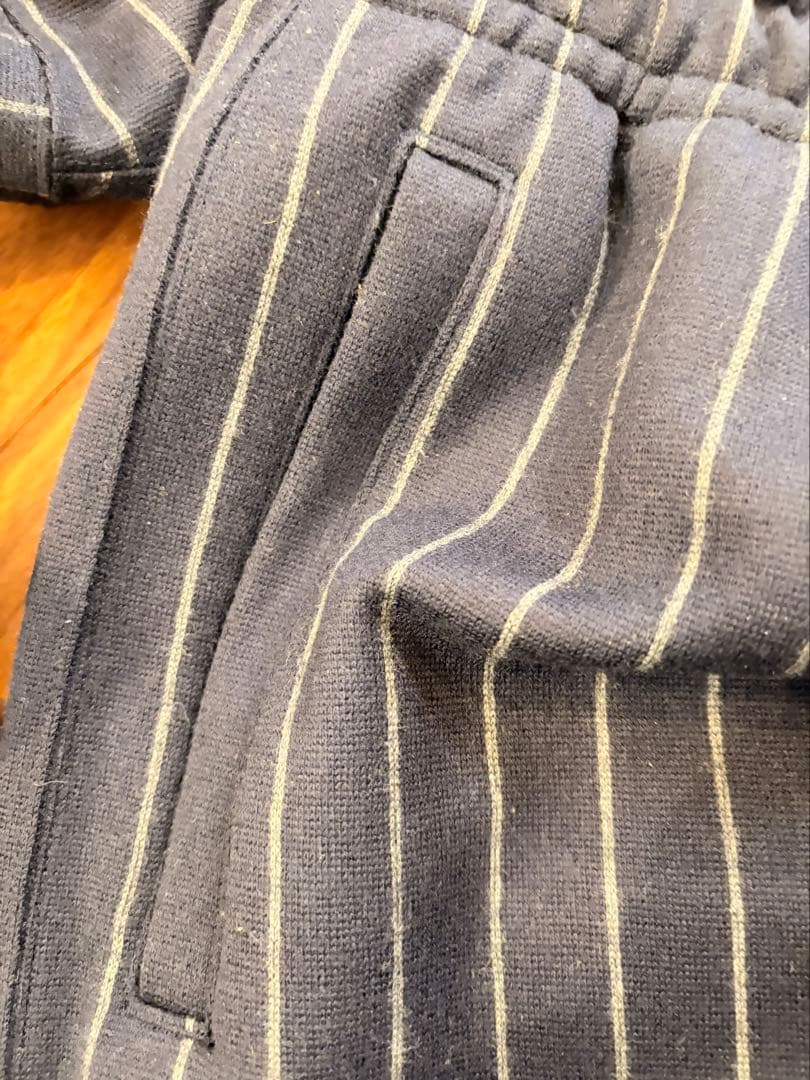 ジュンヤワタナベマン ウール天竺ストライプ セットアップ サイズM