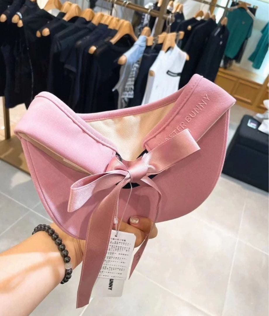 マスターバニーエディション ゴルフ レディース帽子サンバイザー