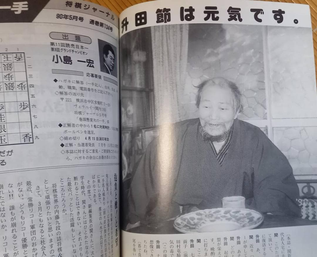 n*a様 『将棋ジャーナル』平成2年 1990年 11冊揃