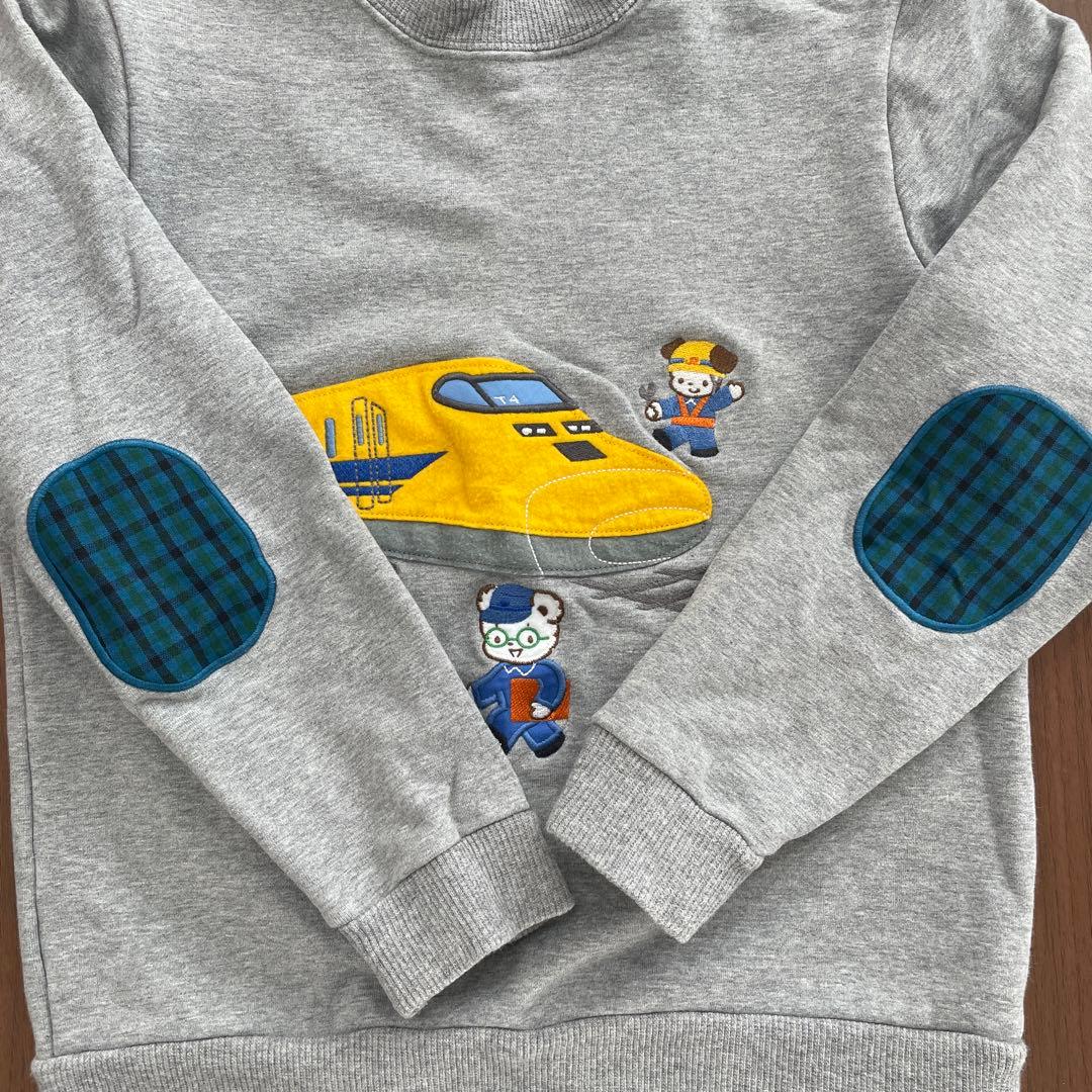 familiar ファミリア　ドクターイエロー　新幹線　トレーナー 130cm