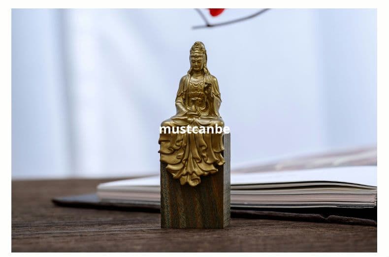 菩薩 観音菩薩 銅製 仏像 彫刻 置物 開運 風水置物 工芸品