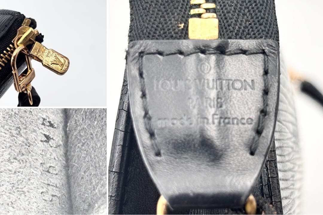 LOUIS VUITTON エピ　アクセソワール24 アクセサリーポーチ 黒