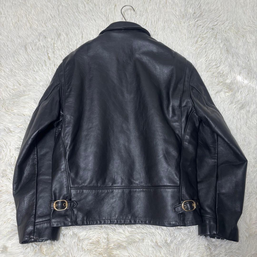 人気✨schott AT101 レザージャケット　シングルライダース　40 黒