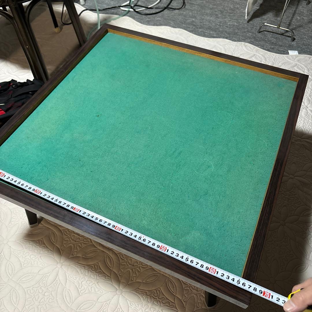 【牌王】麻雀セット 麻雀牌（大洋化学）　折りたたみ麻雀卓 ガイドブック付き