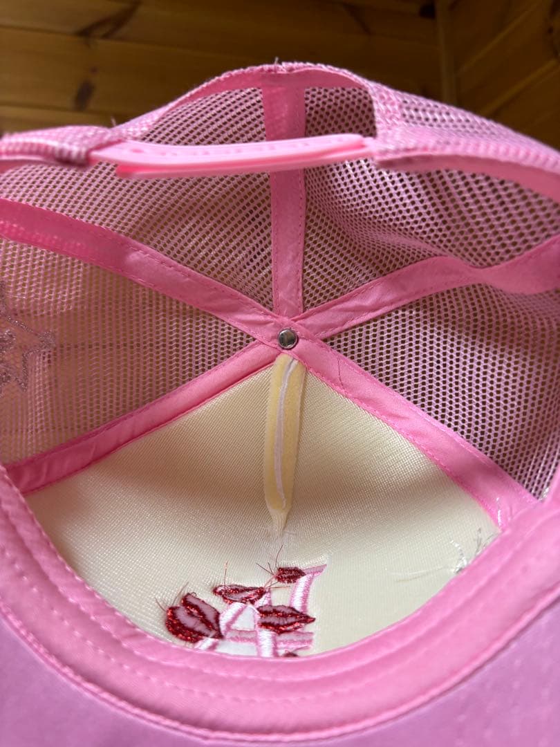 La Ropa ラロパ 正規品 ピンク色メッシュキャップ