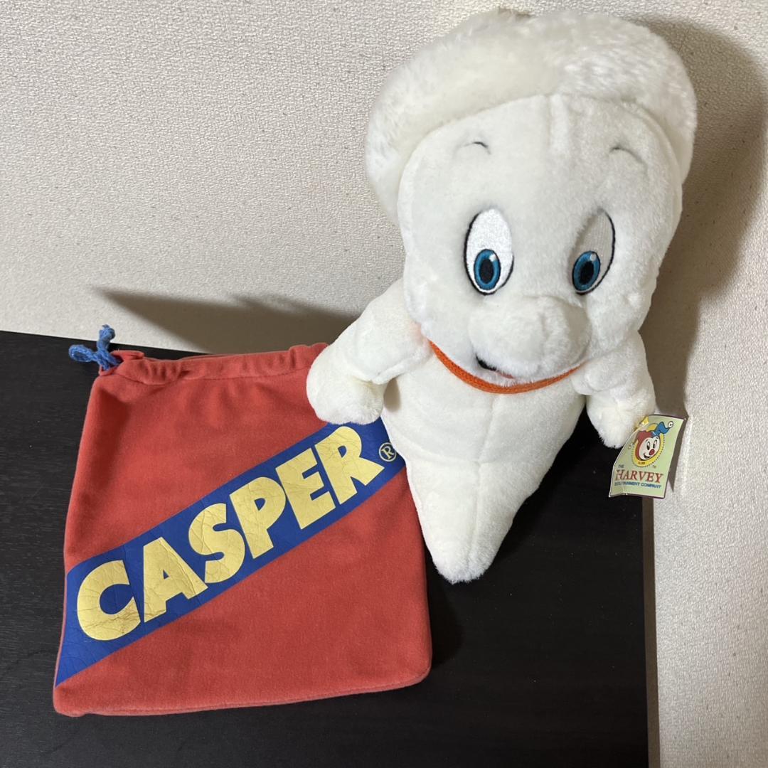 オレンジマフラーのキャスパーぬいぐるみ&巾着入り