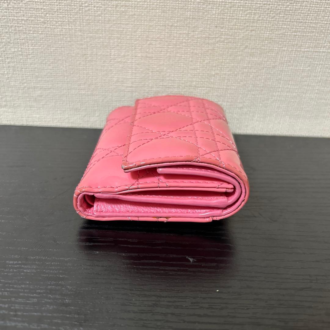 クリスチャンディオール 三つ折り財布 コンパクトウォレットカナージュ