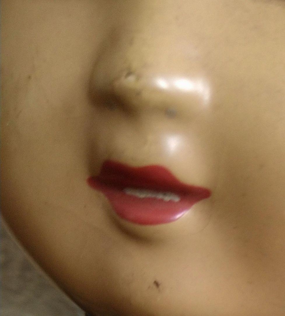 ヴィンテージ 中国服 ビスク(?) ドール