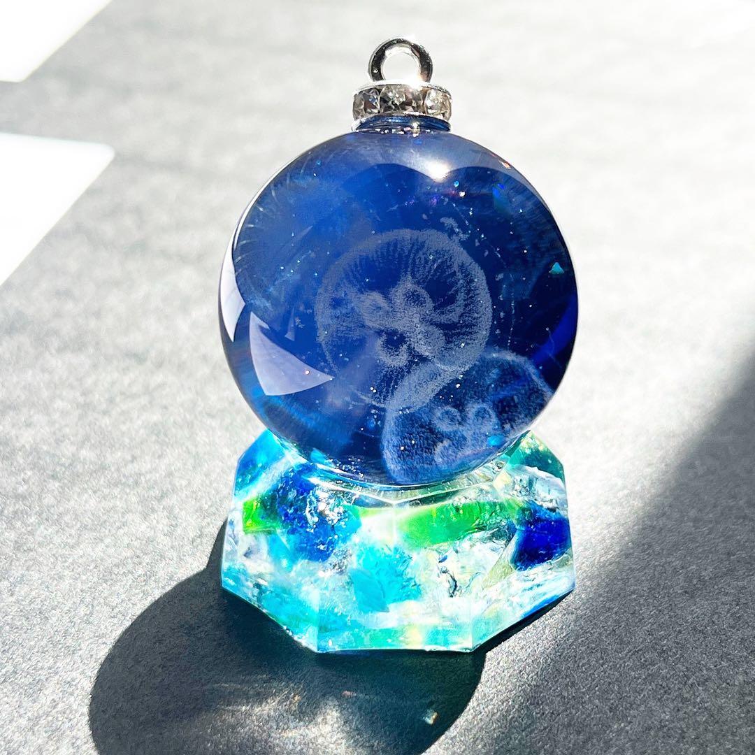 【ハンドメイド】宇宙玉チャーム　３個