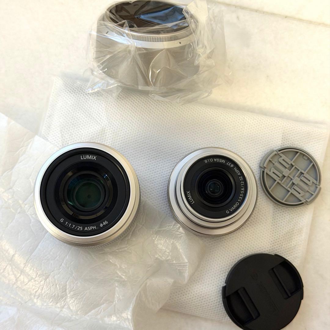 【美品】LUMIX ミラーレス一眼 オレンジ/シルバー