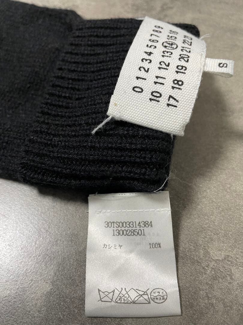 【未使用】Maison Martin Margiela ニットグローブ　カシミヤ