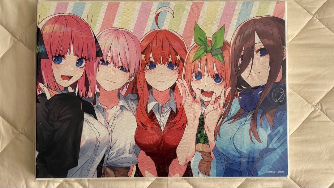 五等分の花嫁　応募者限定　B4キャンパスボード、メタリック複製原画