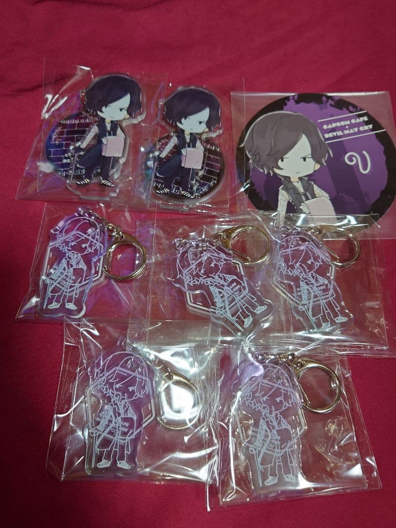 デビルメイクライ カプコンカフェ コースター キーホルダーアクリルスタンド V