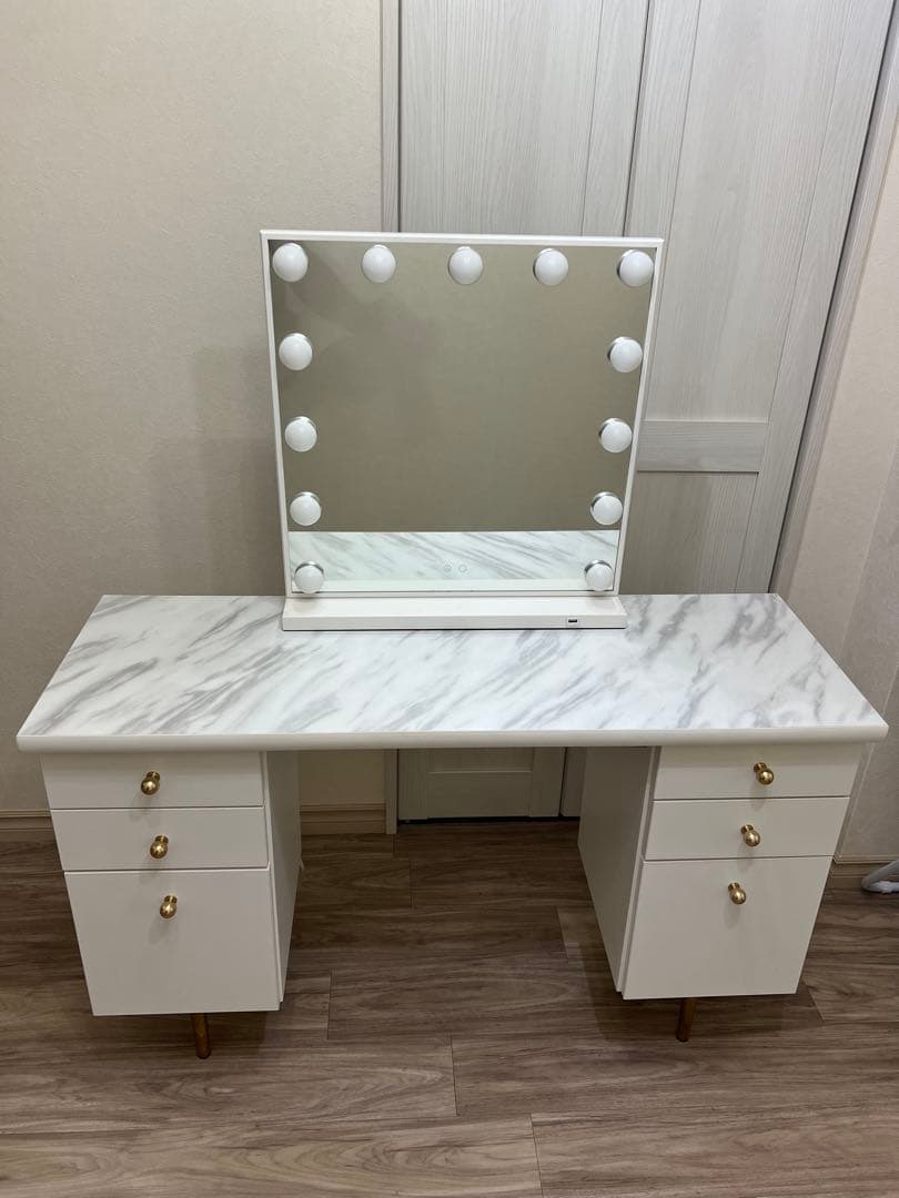 再値下げ Francfranc エルドラドコスメデスク 女優ミラー フランフラン