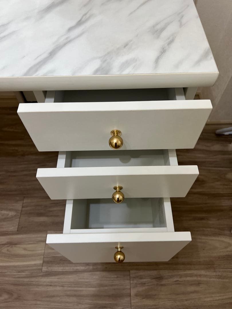 再値下げ Francfranc エルドラドコスメデスク 女優ミラー フランフラン