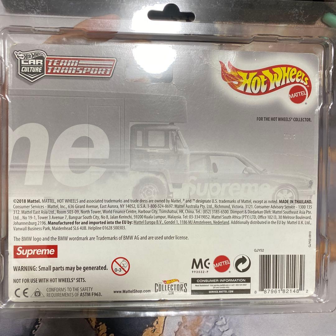 ミニカー Hot Wheels Supreme BMW M3