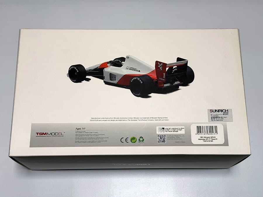 TSM 1/18 マクラーレン MP4/6 1991 日本GP アイルトン・セナ