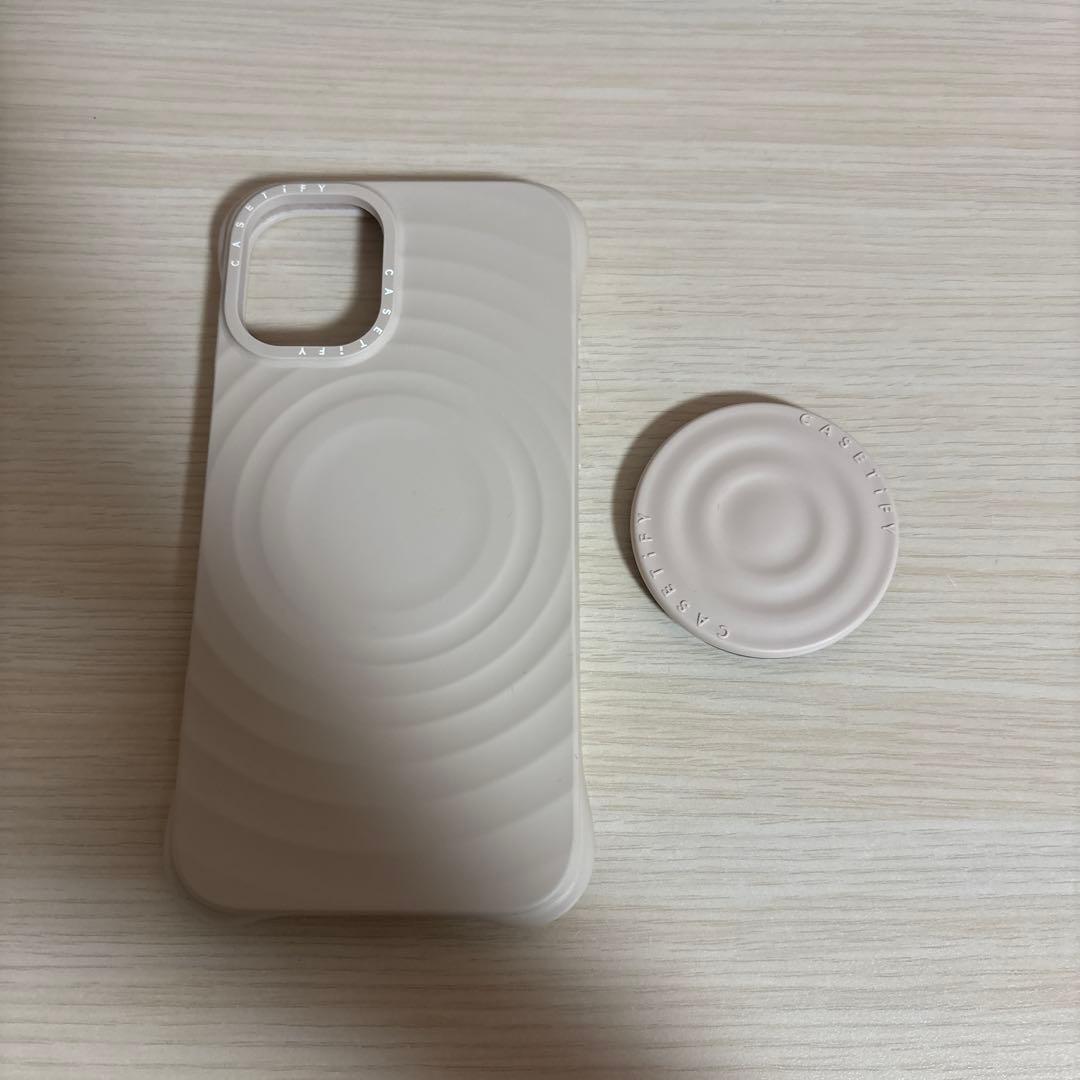 今日だけ値下げ CASETiFY iPhoneケース クリーム色