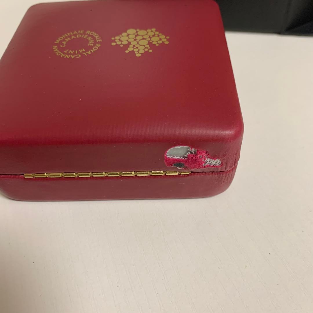 カナダ銀貨　朝露