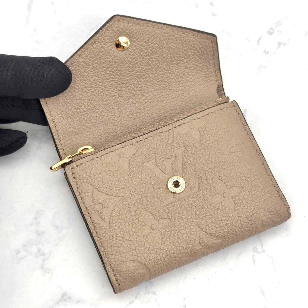 【最高級美品】ルイヴィトン モノグラム アンプラント ゾエ ベージュ ガレ
