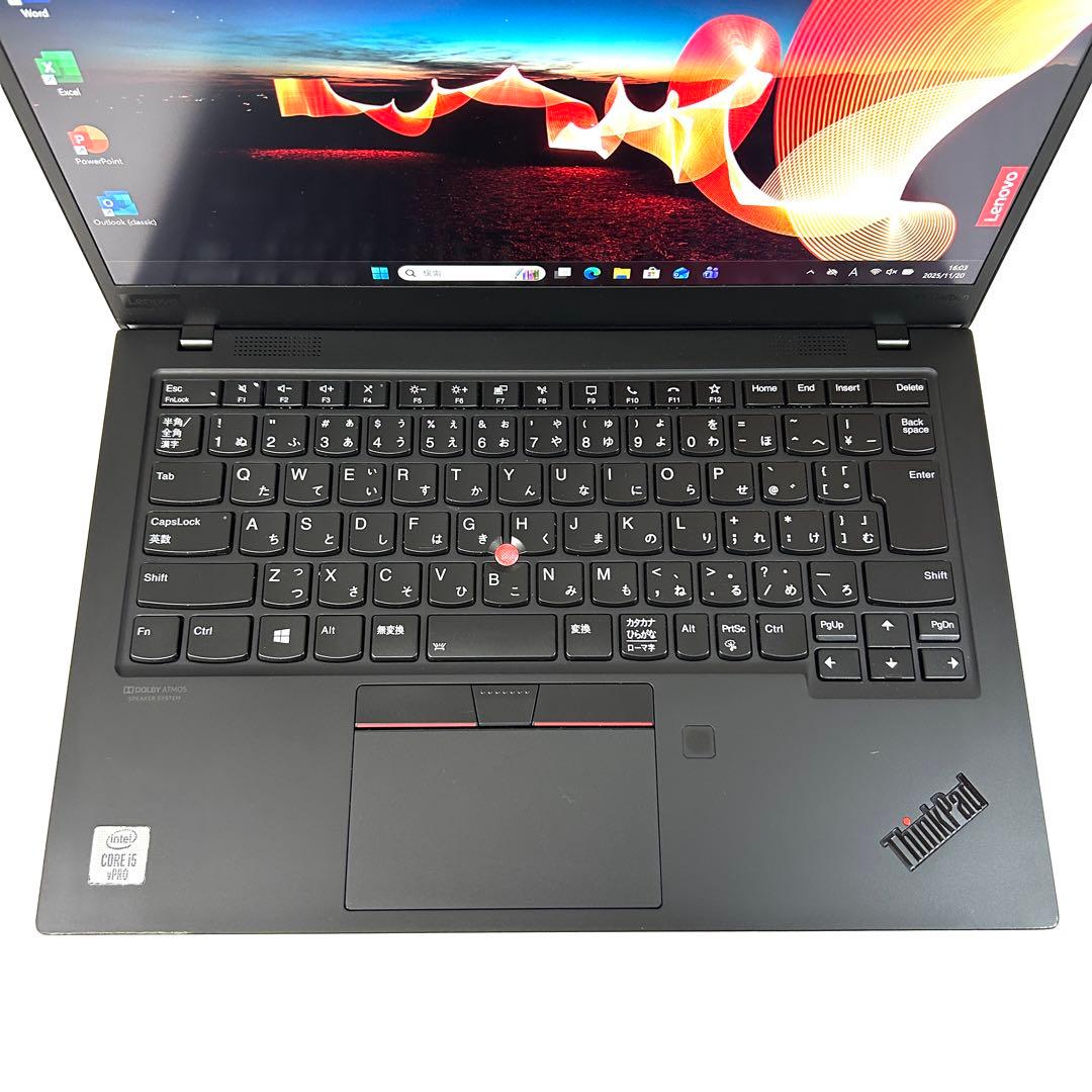 美品 Lenovo X1 Carbon Gen8 バッテリー超良好 Office