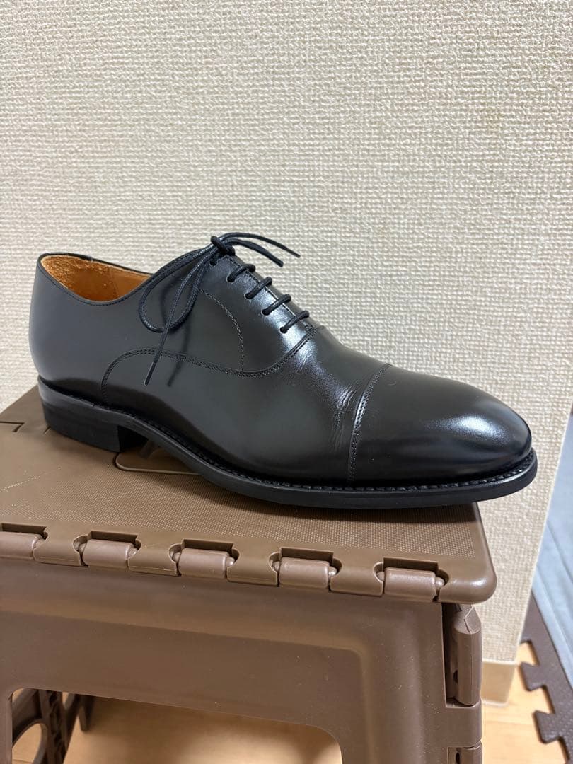 使用数回程度 berwick1707 ストレートチップ ブラック UK7