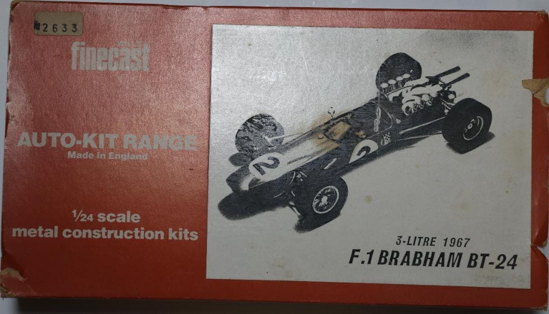 希少ウィールズ・ファインキャスト製メタル組立キット　ブラバムＢＴ２４　１／２４