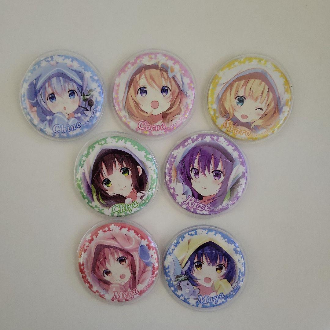 k*u様 ごちうさ　ご注文はうさぎですか？ うさ耳パーカー缶バッジコンプリートセ