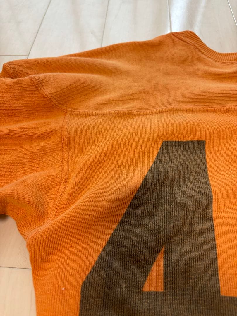 50s 60s ヴィンテージ 染込み　フットボールシャツ