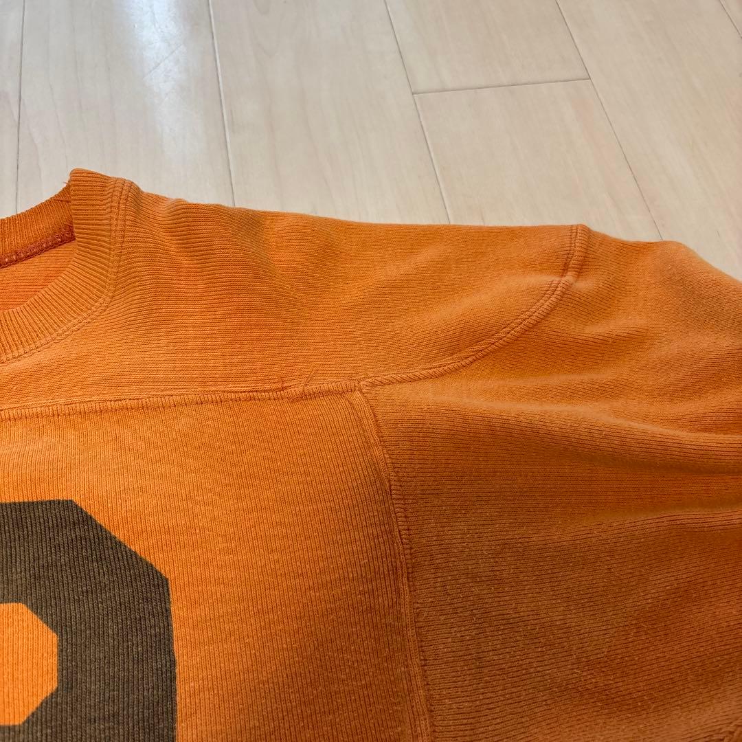 50s 60s ヴィンテージ 染込み　フットボールシャツ