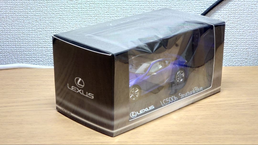 京商 LEXUS LC500h Structural Blue 1/43