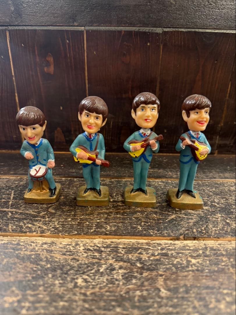 ビートルズ ビンテージ 首振り人形 フィギュア 4体セット プラスチック製