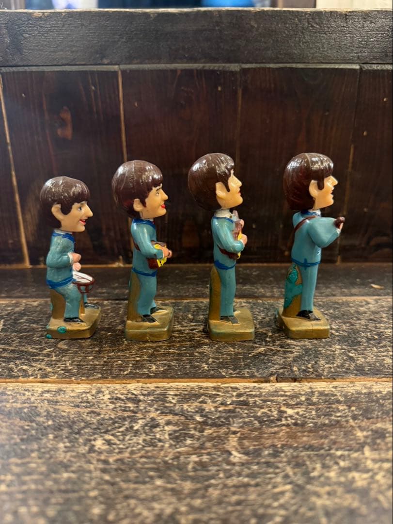 ビートルズ ビンテージ 首振り人形 フィギュア 4体セット プラスチック製