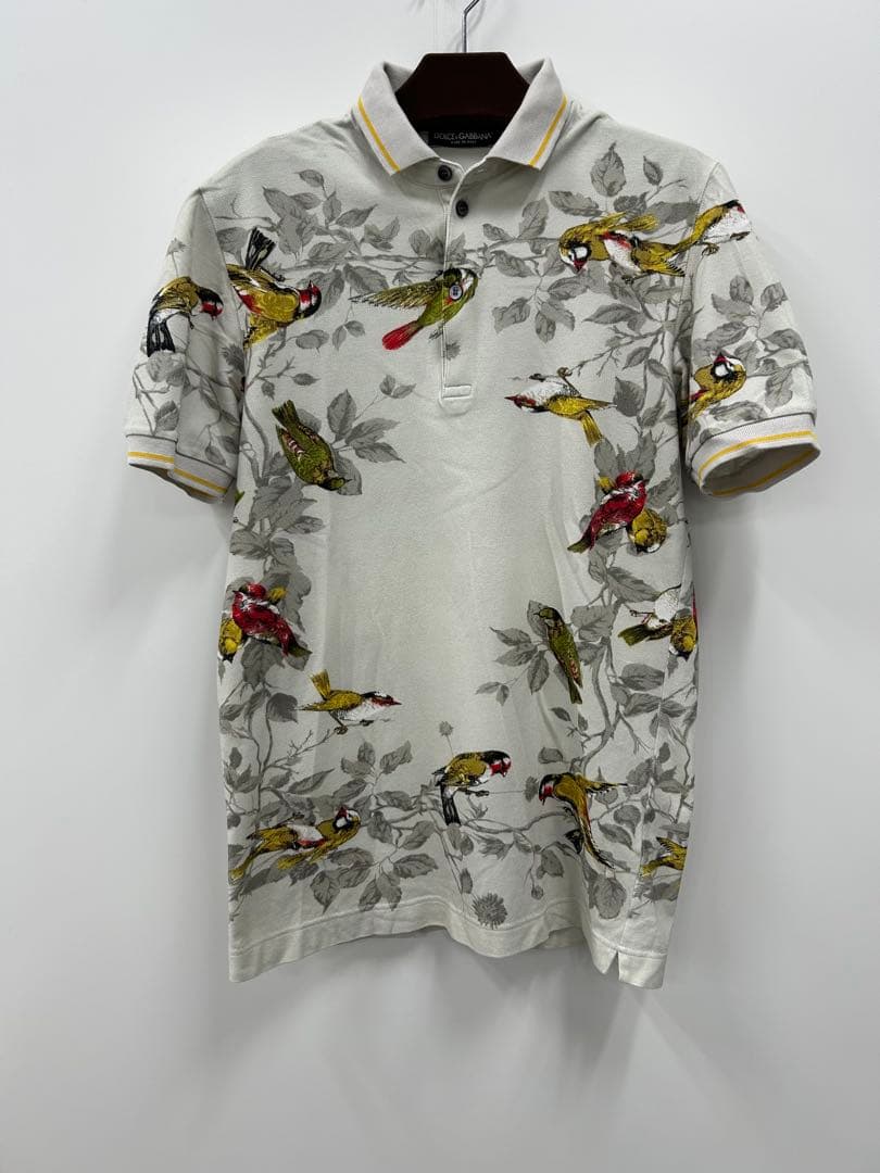 Dolce & Gabbana グラフィックプリントポロシャツ 44