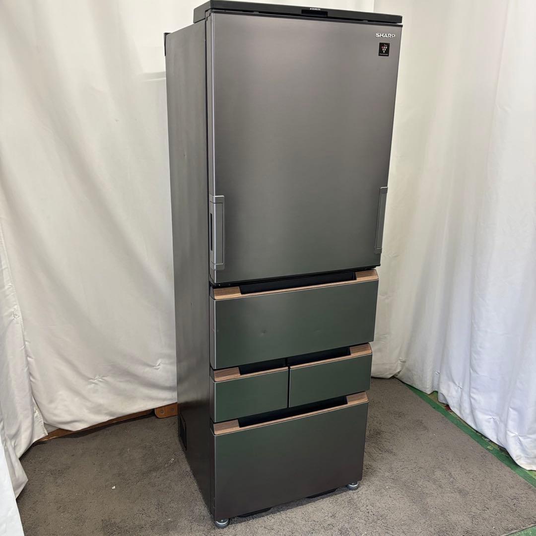 ★976　冷蔵庫　シャープ　大型　400-500ℓ　両開き　安い　綺麗　設置無料
