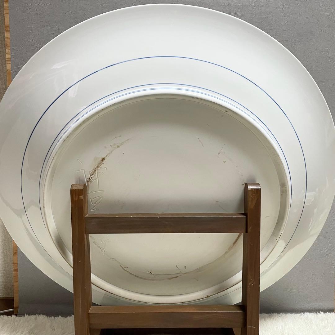 神右衛門 有田焼 三尺 大皿 飾皿 伝統工芸品 台座付き