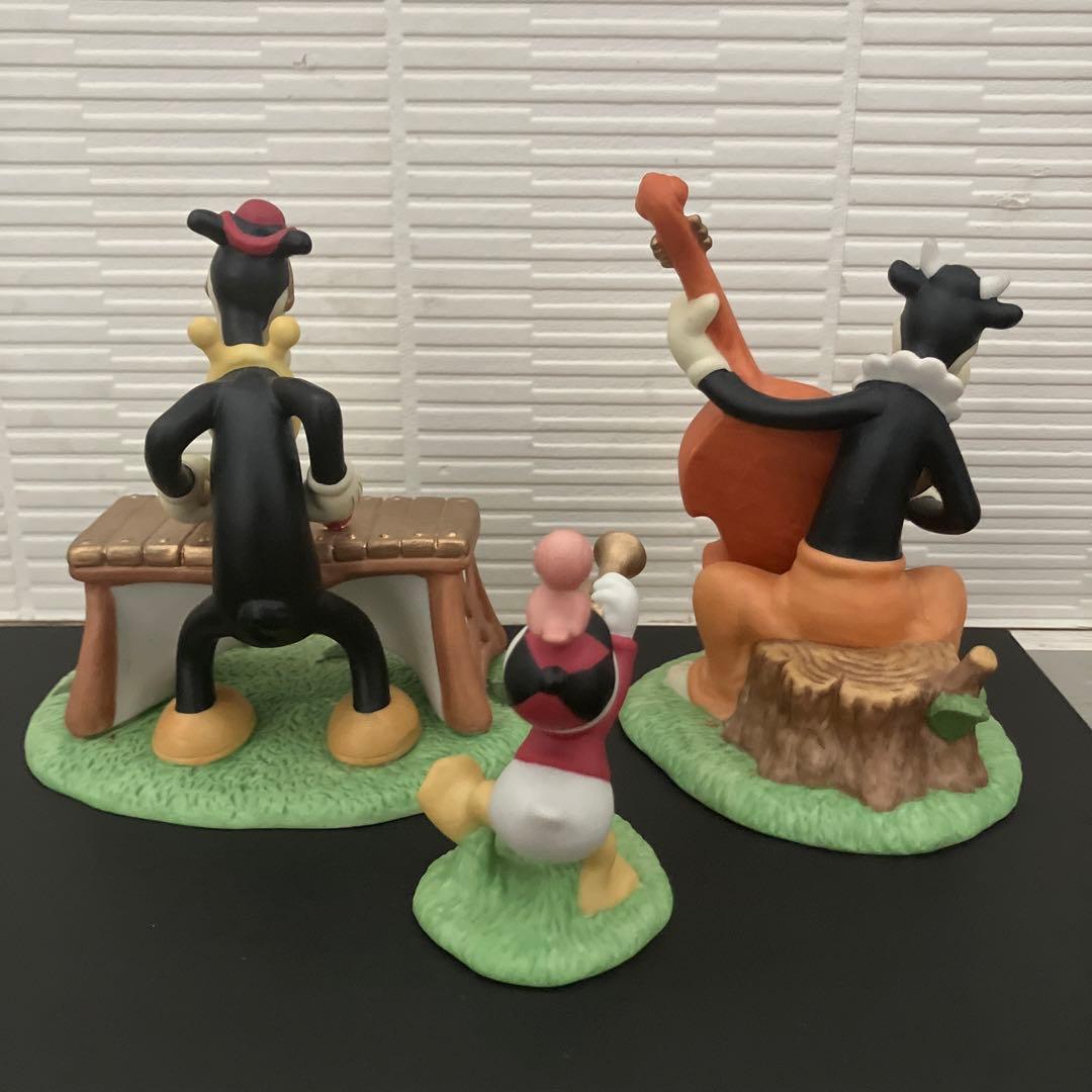 ディズニー　陶器置物　フィギュアリンワールド　オーケストラ　音楽隊