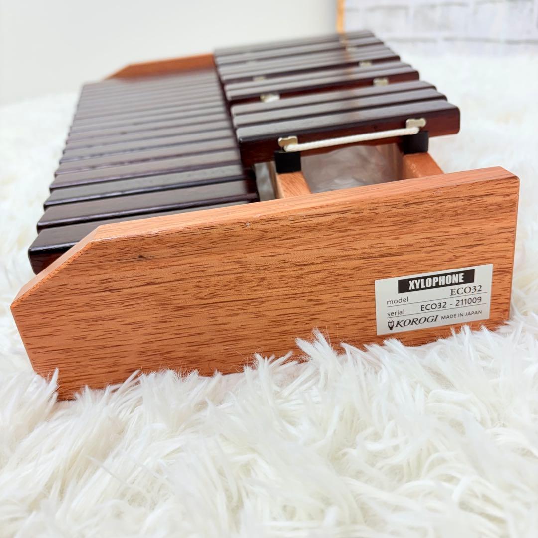 KOROGI 木製 木琴 コオロギ ECO32 卓上木琴 シロフォン マレット付