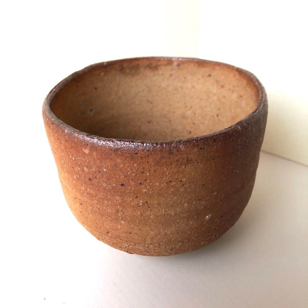 信楽焼　四代上田直方　茶碗