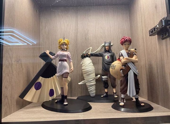 NARUTOナルト奈良テマリ カンクロウ我愛羅ガレージキット ガレキ スタチュ①