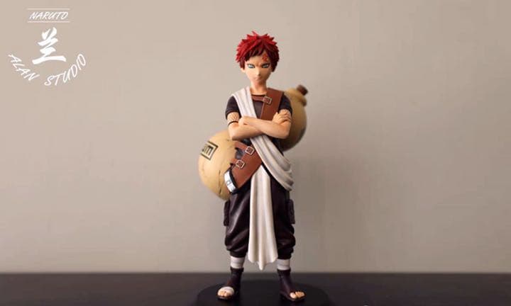 NARUTOナルト奈良テマリ カンクロウ我愛羅ガレージキット ガレキ スタチュ①