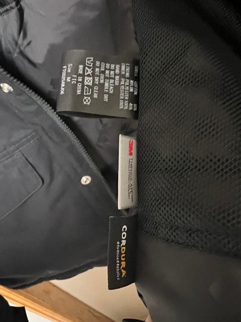 最終値下げ　美品　FTC ブラック マウンテンパーカー