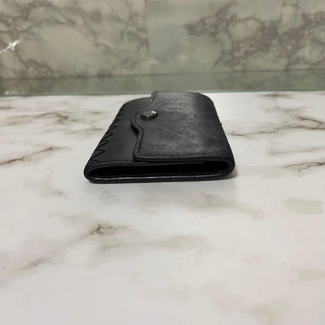 ボッテガヴェネタ キーケース 6連 イントレチャート ブラック 本革 レザー