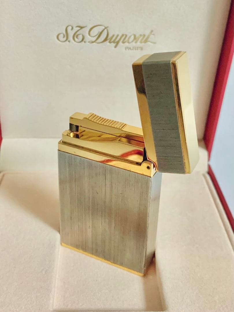 快音 S.T.Dupont デュポン ガスライター ライン2ヘアライン16841