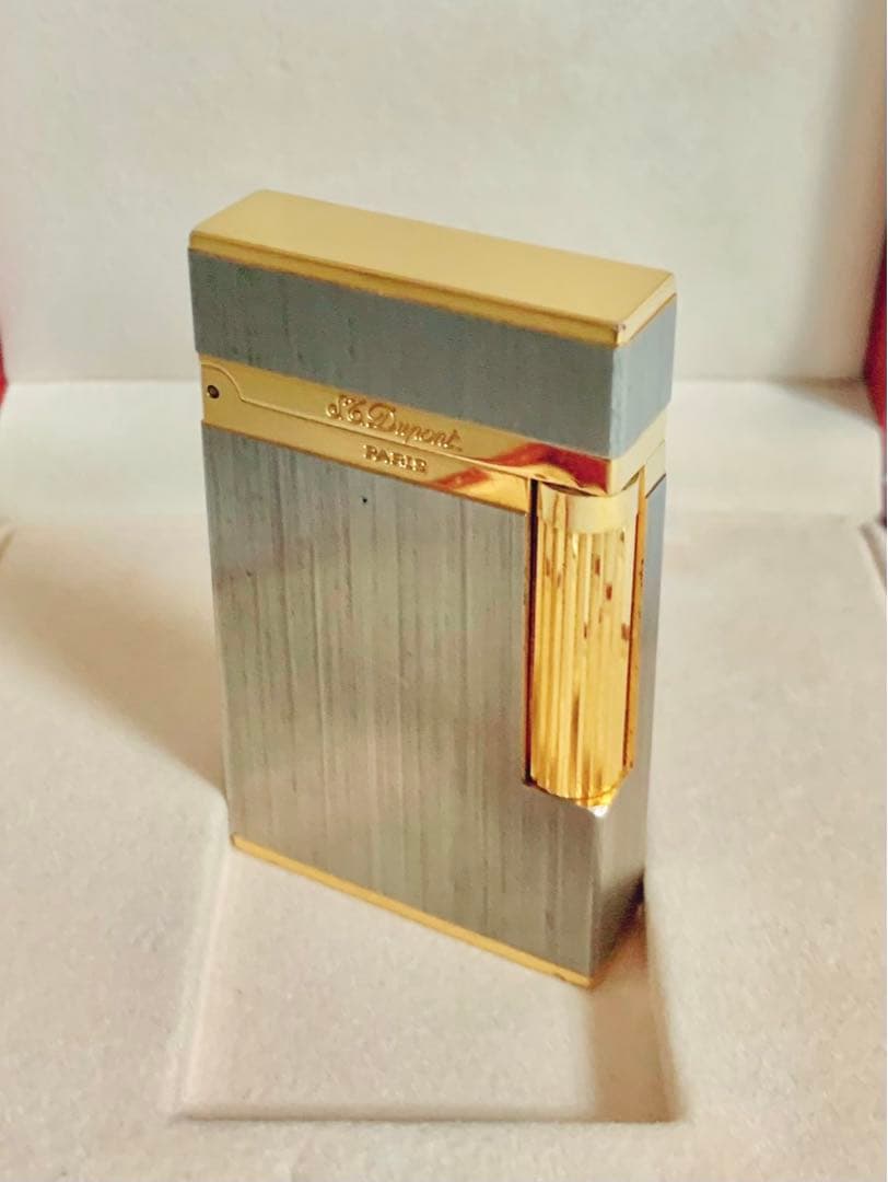 快音 S.T.Dupont デュポン ガスライター ライン2ヘアライン16841