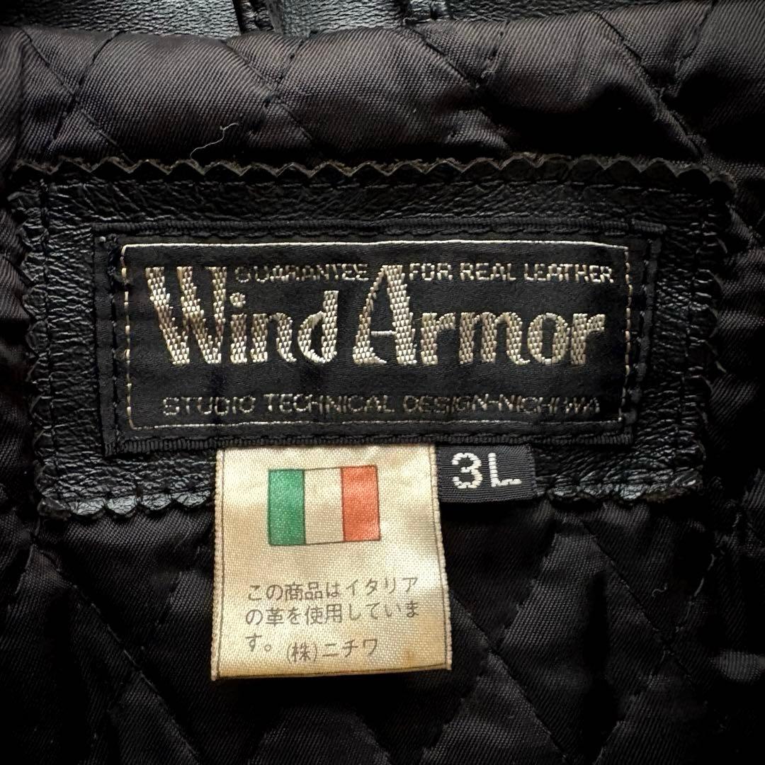 ★ホースハイド 3Ⅼ★ WIND ARMOR シングル ライダース 韓国 黒